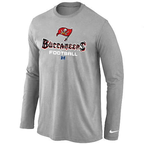 Tampa Bay Buccaneers Critical Victory Long Sleeve T-Shirt Grey