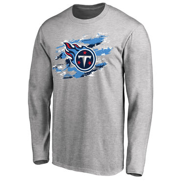 Tennessee Titans NFL Pro Line Ash True Colors Long Sleeve T-Shirt