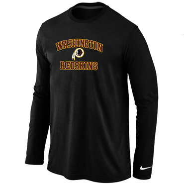 Washington Redskins Heart & Soul Long Sleeve T-Shirt Black