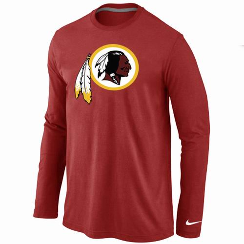 Washington Redskins Logo Long Sleeve T-Shirt RED