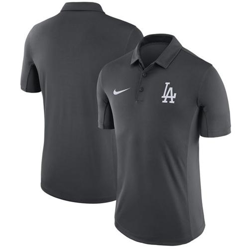Los Angeles Dodgers Nike Anthracite Franchise Polo