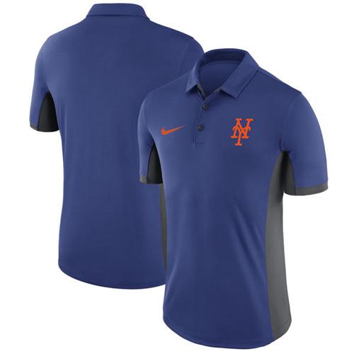 New York Mets Nike Royal Franchise Polo