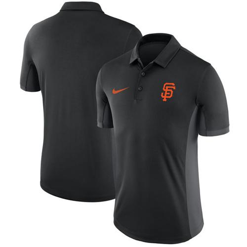 San Francisco Giants Nike Black Franchise Polo