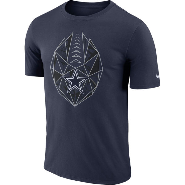 Dallas Cowboys Navy Fan Gear Icon Performance T-Shirt