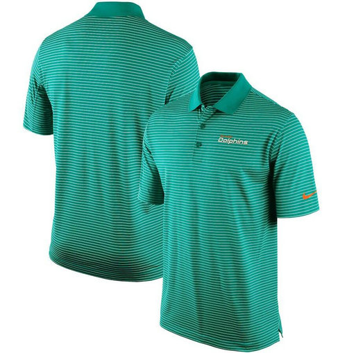 Miami Dolphins Team Stadium Performance Polo - Aqua