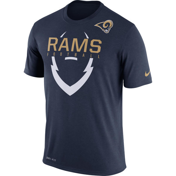 Los Angeles Rams Navy Legend Icon Dri-FIT T-Shirt