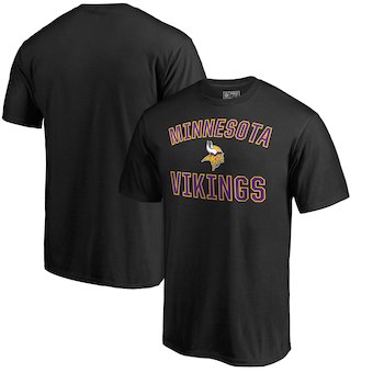 Minnesota Vikings Pro Line Black Victory Arch T-Shirt