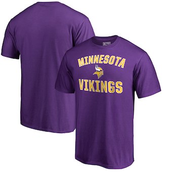 Minnesota Vikings Pro Line Purple Victory Arch T-Shirt