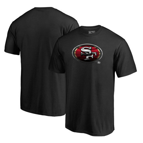 San Francisco 49ers Pro Line by Fanatics Branded Midnight Mascot T-Shirt - Black