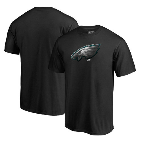 Philadelphia Eagles Pro Line by Fanatics Branded Primary Midnight Mascot T-Shirt - Black