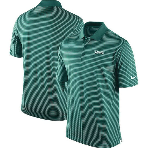 Philadelphia Eagles Team Stadium Performance Polo - Midnight Green