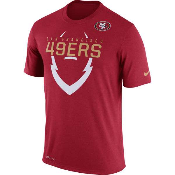 San Francisco 49ers Scarlet Legend Icon Dri-FIT T-Shirt