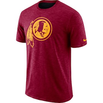 Washington Redskins Burgundy Sideline Cotton Slub Performance T-Shirt