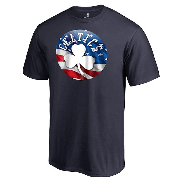 Boston Celtics Fanatics Branded Navy Personalized Name and Number Banner Wave T-Shirt