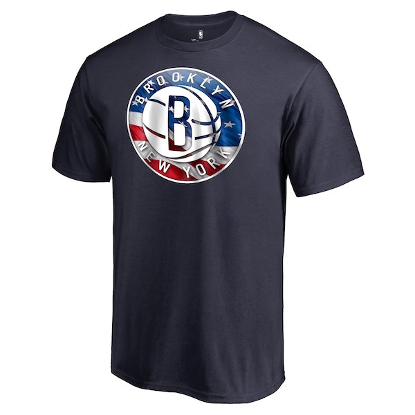 Brooklyn Nets Fanatics Branded Navy Personalized Name and Number Banner Wave T-Shirt