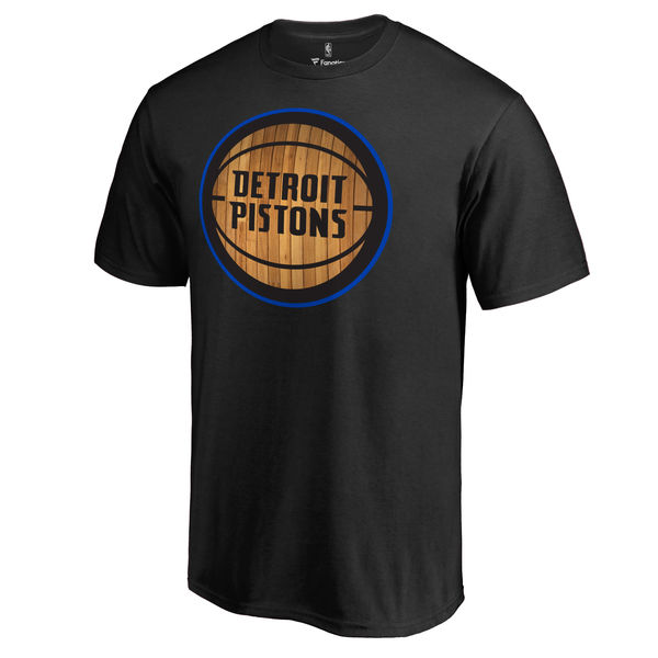 Detroit Pistons Black Hardwood T-Shirt