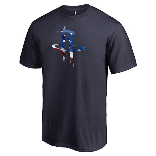 Houston Rockets Fanatics Branded Navy Personalized Name and Number Banner Wave T-Shirt