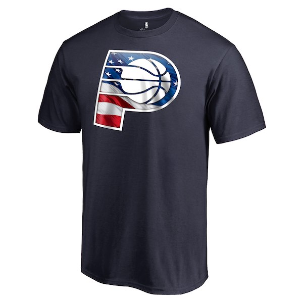 Indiana Pacers Fanatics Branded Navy Personalized Name and Number Banner Wave T-Shirt