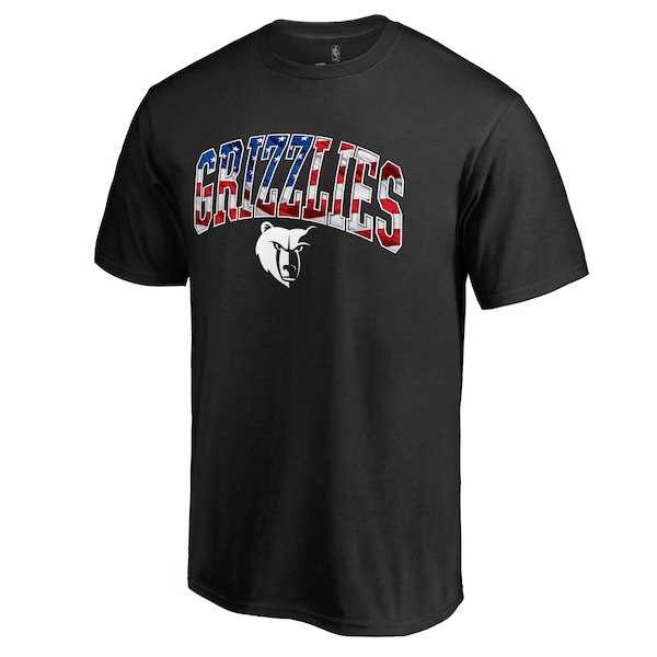 Memphis Grizzlies Black Banner Wave T-Shirt