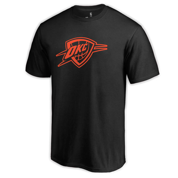 Oklahoma City Thunder Fanatics Branded Black Taylor T-Shirt