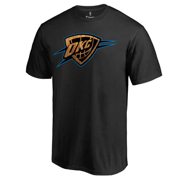 Oklahoma City Thunder Black Hardwood T-Shirt