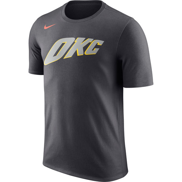 Oklahoma City Thunder Nike Charcoal City Edition Essential Performance T-Shirt