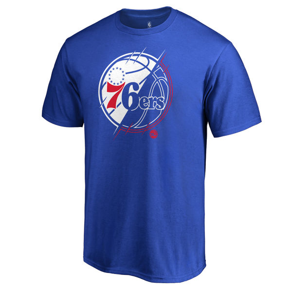 Philadelphia 76ers Fanatics Branded Royal X-Ray T-Shirt