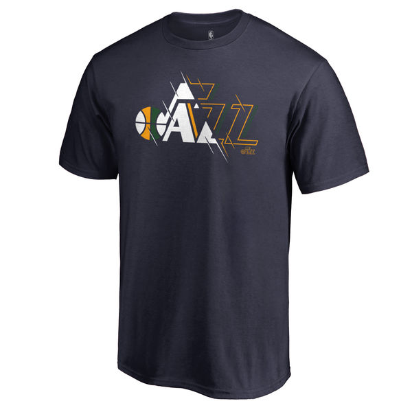 Utah Jazz Fanatics Branded Navy X-Ray T-Shirt