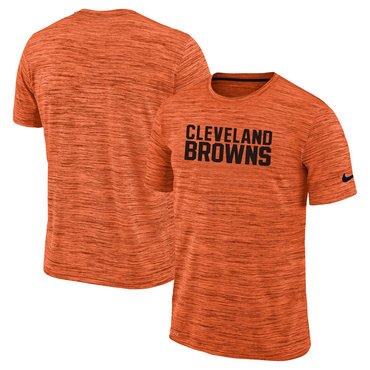 Cleveland Browns Orange Velocity Performance T-Shirt