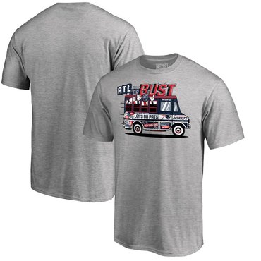 New England Patriots Pro Line by Fanatics Branded Super Bowl LIII Bound ATL Or Bust T-Shirt Heather