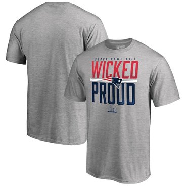 New England Patriots Pro Line by Fanatics Branded Super Bowl LIII Bound Hometown Slogan T-Shirt Heat