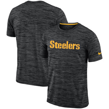 Pittsburgh Steelers Black Velocity Performance T-Shirt