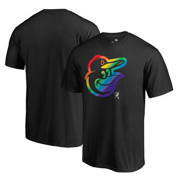 Baltimore Orioles Fanatics Branded Pride Black T Shirt