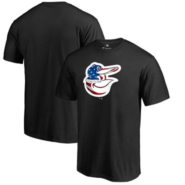 Baltimore Orioles Fanatics Branded Black Banner Wave T Shirt