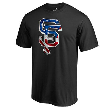 San Francisco Giants Black Big & Tall Banner Wave T Shirt