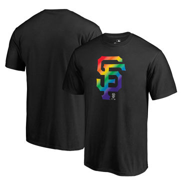 San Francisco Giants Fanatics Branded Pride Black T Shirt