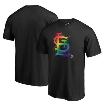 St. Louis Cardinals Fanatics Branded Pride Black T Shirt