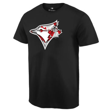 Toronto Blue Jays Black Banner Wave T Shirt