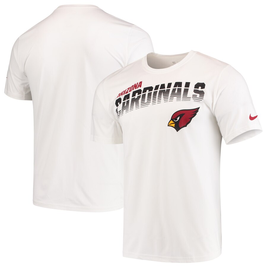 Arizona Cardinals Sideline Line of Scrimmage Legend Performance T Shirt White