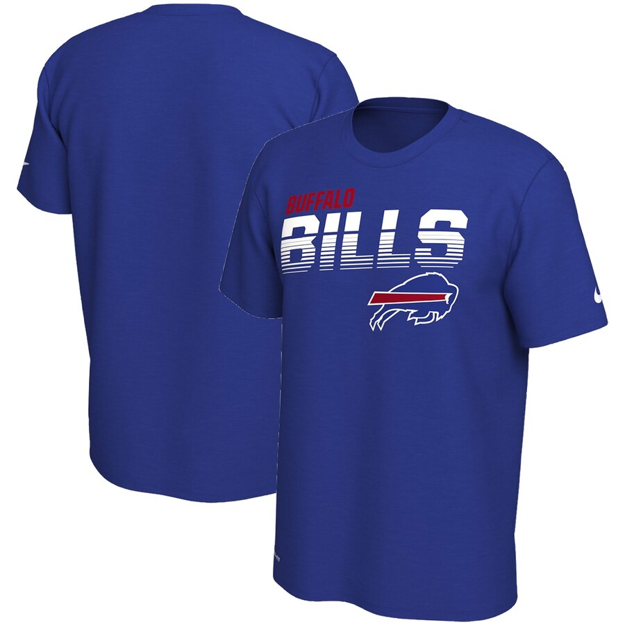 Buffalo Bills Sideline Line of Scrimmage Legend Performance T Shirt Royal