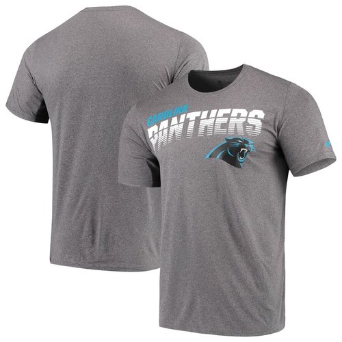 Carolina Panthers Sideline Line of Scrimmage Legend Performance T Shirt Heathered Gray