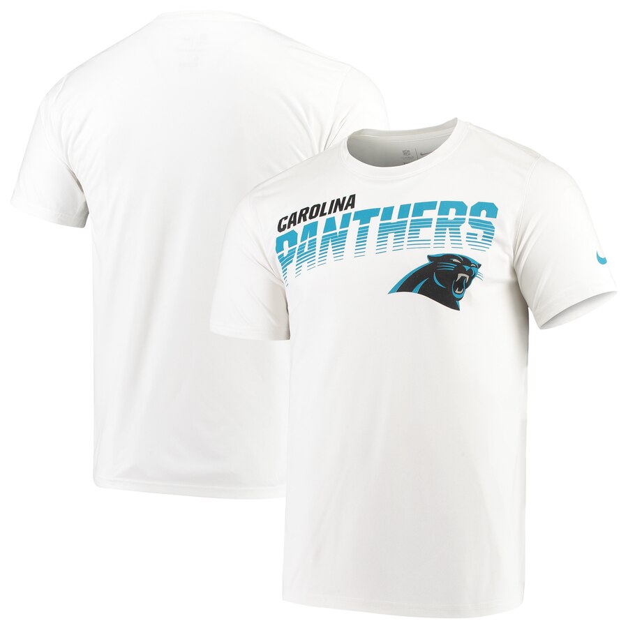 Carolina Panthers Sideline Line of Scrimmage Legend Performance T Shirt White