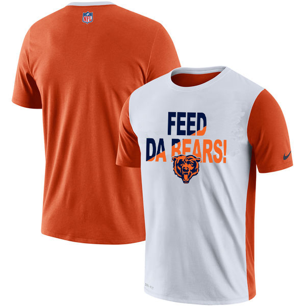 Chicago Bears Performance T Shirt White