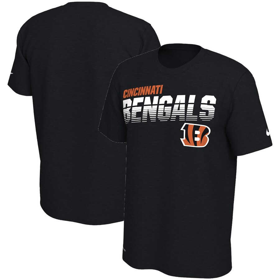 Cincinnati Bengals Sideline Line of Scrimmage Legend Performance T Shirt Black