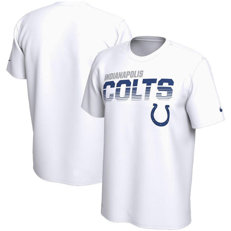 Indianapolis Colts Sideline Line of Scrimmage Legend Performance T Shirt White