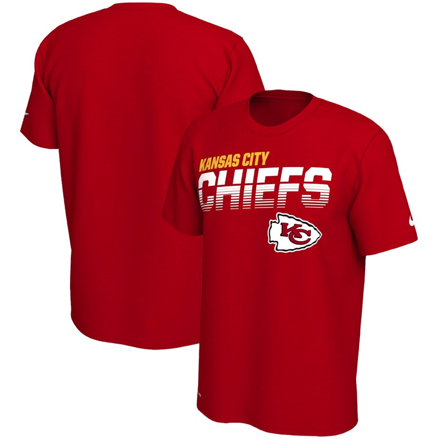 Kansas City Chiefs Sideline Line of Scrimmage Legend Performance T Shirt Red