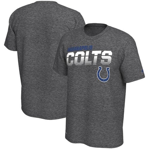 Indianapolis Colts Sideline Line of Scrimmage Legend Performance T Shirt Heathered Gray