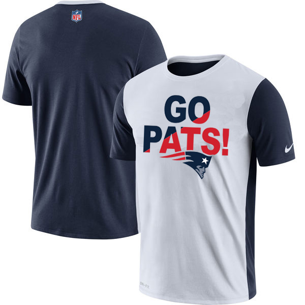 New England Patriots Performance T Shirt White