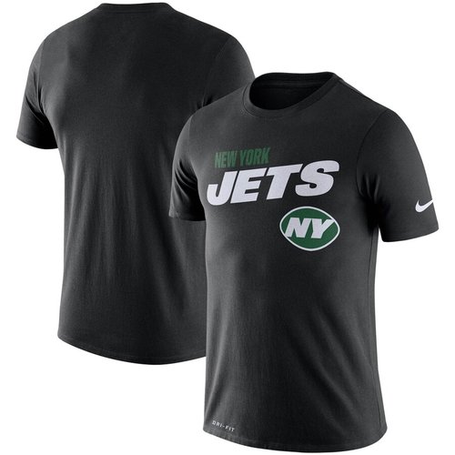 New York Jets Sideline Line of Scrimmage Legend Performance T Shirt Black