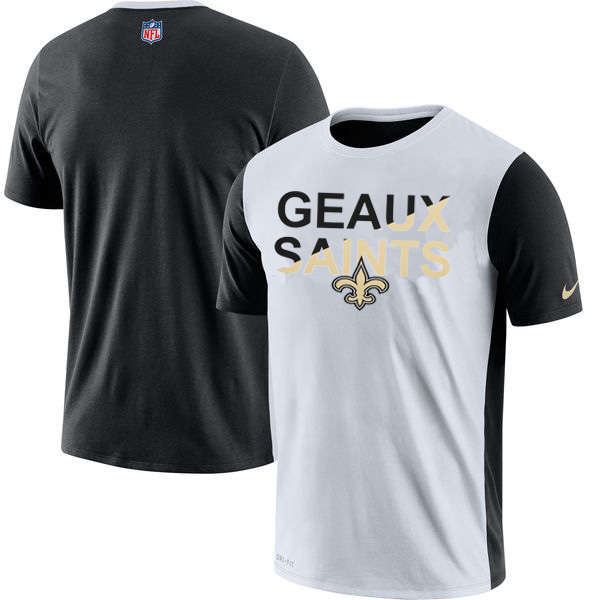 New Orleans Saints Performance T Shirt White